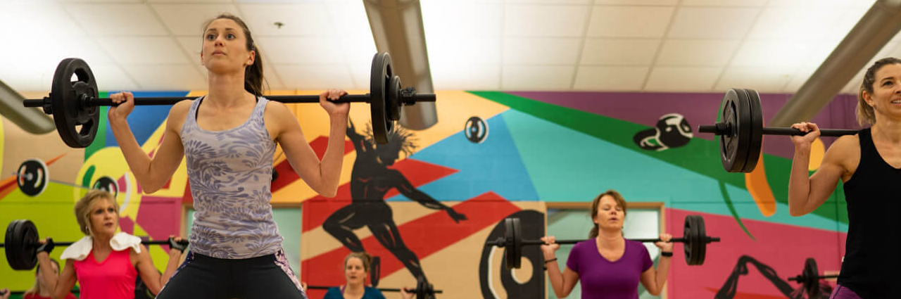 Classes Group fitness weight lifting class