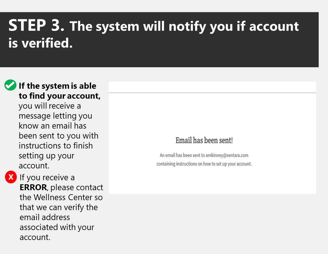 Instructions on how to access member portal